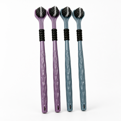 Ultra-Soft Three-Sided Deep-Cleaning Toothbrushes (4-Pack)