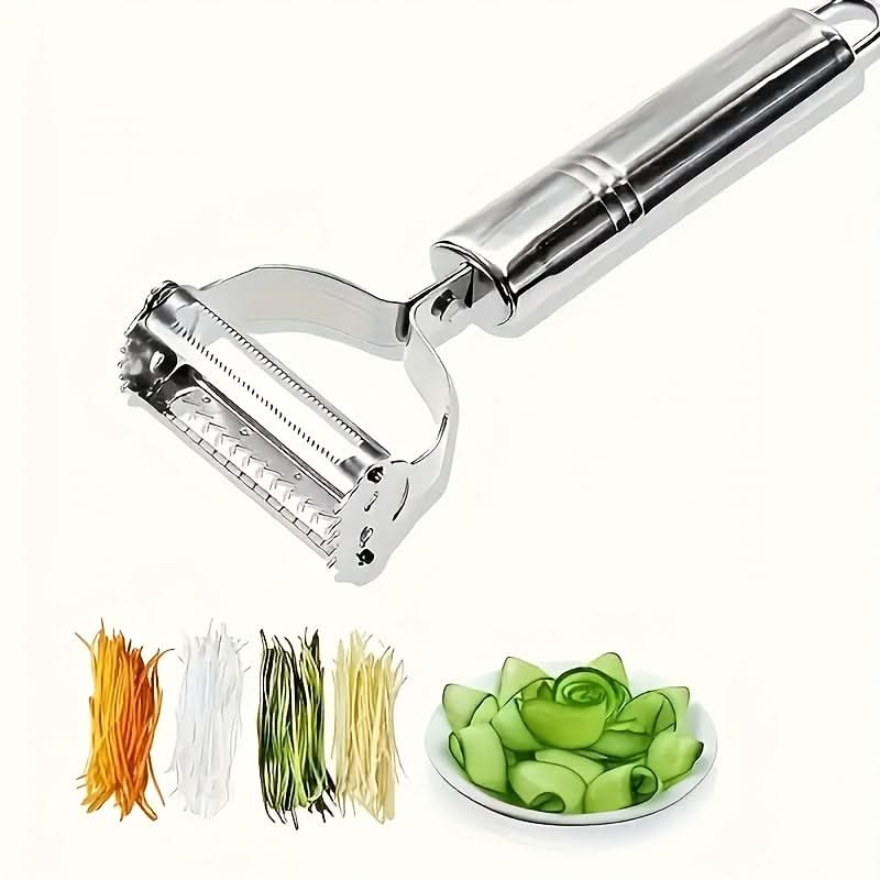 SLICEFLEX – Stainless Steel Vegetable Peeler & Julienne Slicer