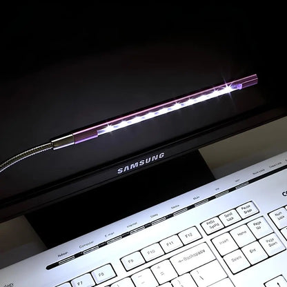 Flexible USB Desk Light with Adjustable Gooseneck Arm for Reading, Computer Work & Office Task Lighting