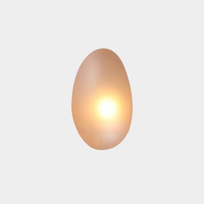 Organic Glass LED Sconce Light Fixture Wall or Ceiling Mount Modern Home Lighting Warm Neutral Cool White for Bedroom Living Room Hallway De