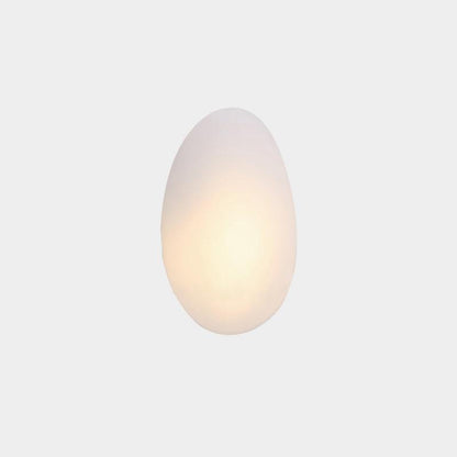Organic Glass LED Sconce Light Fixture Wall or Ceiling Mount Modern Home Lighting Warm Neutral Cool White for Bedroom Living Room Hallway De