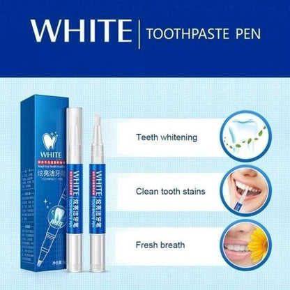 BrightSmile | Natural Tooth Whitening Gel Pen with Quick-Acting Formula | Portable Teeth Whitener for a Radiant Smile