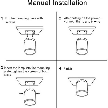 Compact LED Flush Mount Ceiling Light Fixture Wood & Metal Accent for Entryway Hallway Bedroom Kitchen 5W 7W Surface Mount Minimalist Modern
