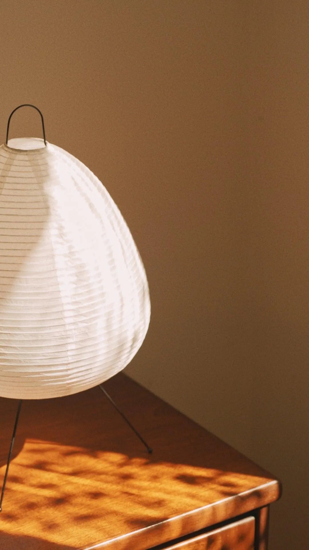 Paper Shade Accent Lamp 11 Inch Wide Metal Frame Bedside Nightstand Light for Bedroom Living Room Asian Inspired Home Decor