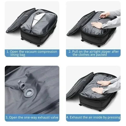 TRAVCORE – Compressible Backpack with Laptop Storage