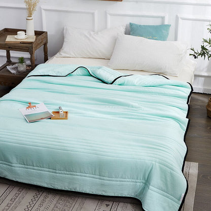Temperature Regulating Blanket for Hot Sleepers – Moisture-Wicking Breathable Bed Cover for Summer Nights & Year-Round Comfort