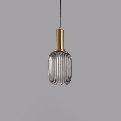 Glass Shade Hanging Light Fixture Adjustable 59-Inch Cord Kitchen Island Dining Room Ceiling Lamp E26 Socket Modern Drop Lighting for Counte