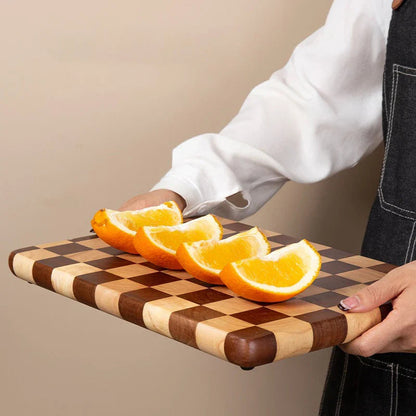Acacia Wood Cutting Board – Non-Slip Design, Durable Kitchen Essential for Cutting and Chopping