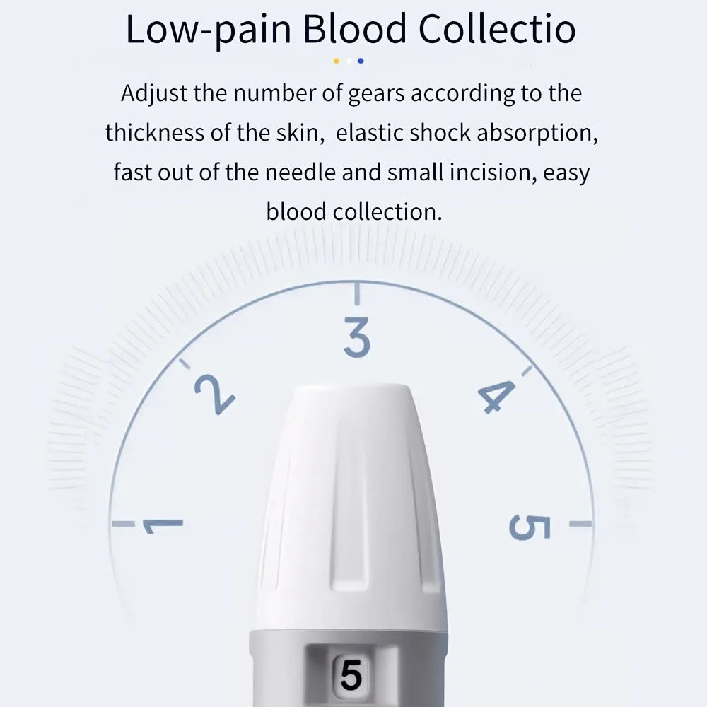 Blood Glucose Monitor Kit with 50 Test Strips & Lancets | Blood Sugar Test Kit, Accurate, Portable Device for Easy Home Testing, blood sugar level test kit