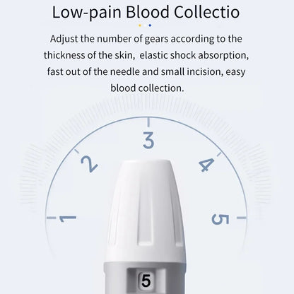 Blood Glucose Monitor Kit with 50 Test Strips & Lancets | Blood Sugar Test Kit, Accurate, Portable Device for Easy Home Testing, blood sugar level test kit
