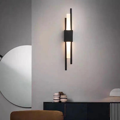 Adjustable Arm Sconce with Circular Shade in Black or Brass Finish for Bedroom Living Room Hallway Entryway Task Lighting