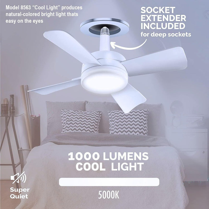 Adjustable LED Ceiling Fan Light with Remote Control | Super Bright Illumination for Enhanced Comfort