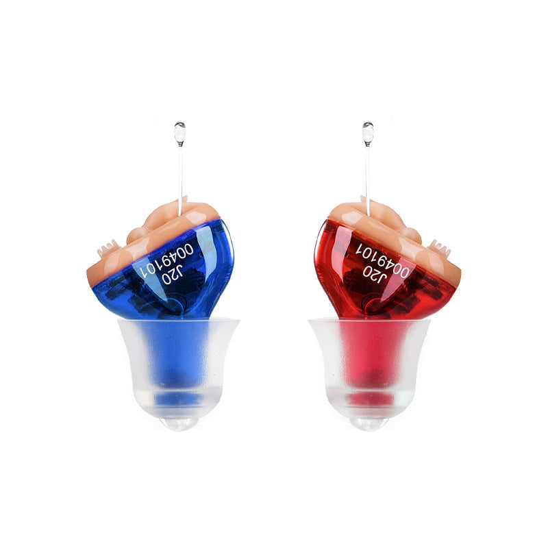 CIC Hearing Aid for Seniors, Invisible Hearing Aids with Noise Cancellation, In Ear Digital Hearing Aid