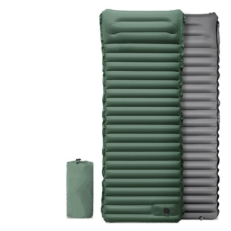 Adventure Ready | Inflatable Camping Mattress with Built-in Foot Pump | Waterproof & Portable for Outdoor Comfort