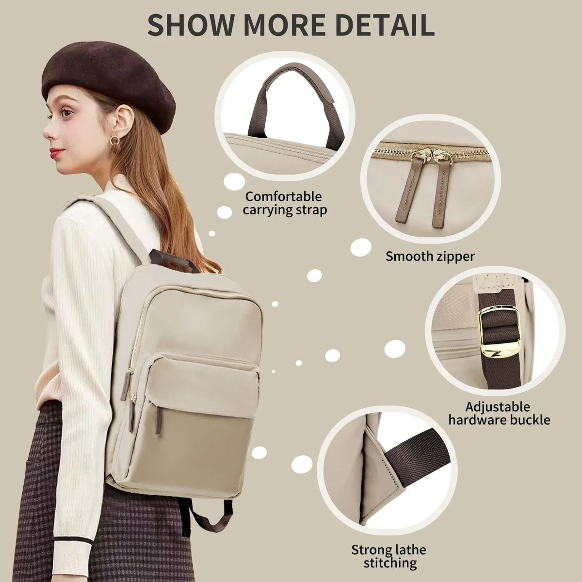 Adventure Ready | Travel Backpack with Water-Resistant Material | Spacious Design for All Activities