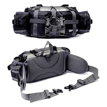 Adventure Ready | Waterproof Hiking Waist Bag with Dual Bottle Holders | Spacious Design for Active Lifestyles