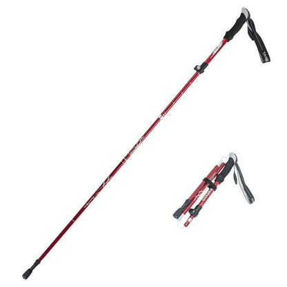 Adventure Trek | Ultralight Telescopic Trekking Poles with Adjustable Length | Durable Support for Hiking and Mountaineering