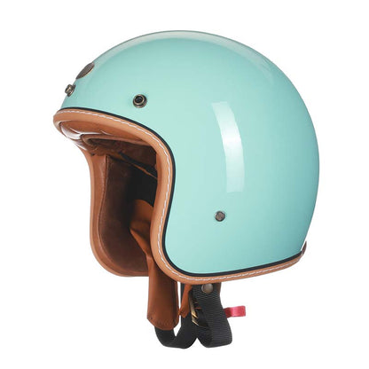 Aero39 Series | Vintage Motorcycle Helmet with DOT & ECE Certification | Low Profile Design for Safe Riding