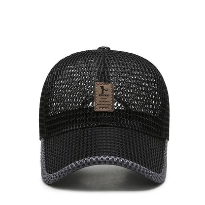 Baseball Cap for Summer, Adjustable Snapback Cap with Breathable Mesh, Vented Outdoor Cap, Summer Hat for Everyday Wear