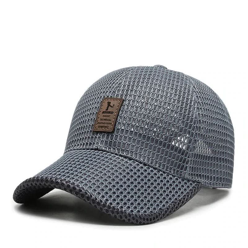 Baseball Cap for Summer, Adjustable Snapback Cap with Breathable Mesh, Vented Outdoor Cap, Summer Hat for Everyday Wear