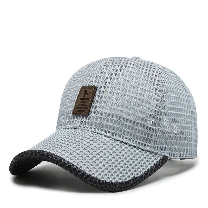 Baseball Cap for Summer, Adjustable Snapback Cap with Breathable Mesh, Vented Outdoor Cap, Summer Hat for Everyday Wear