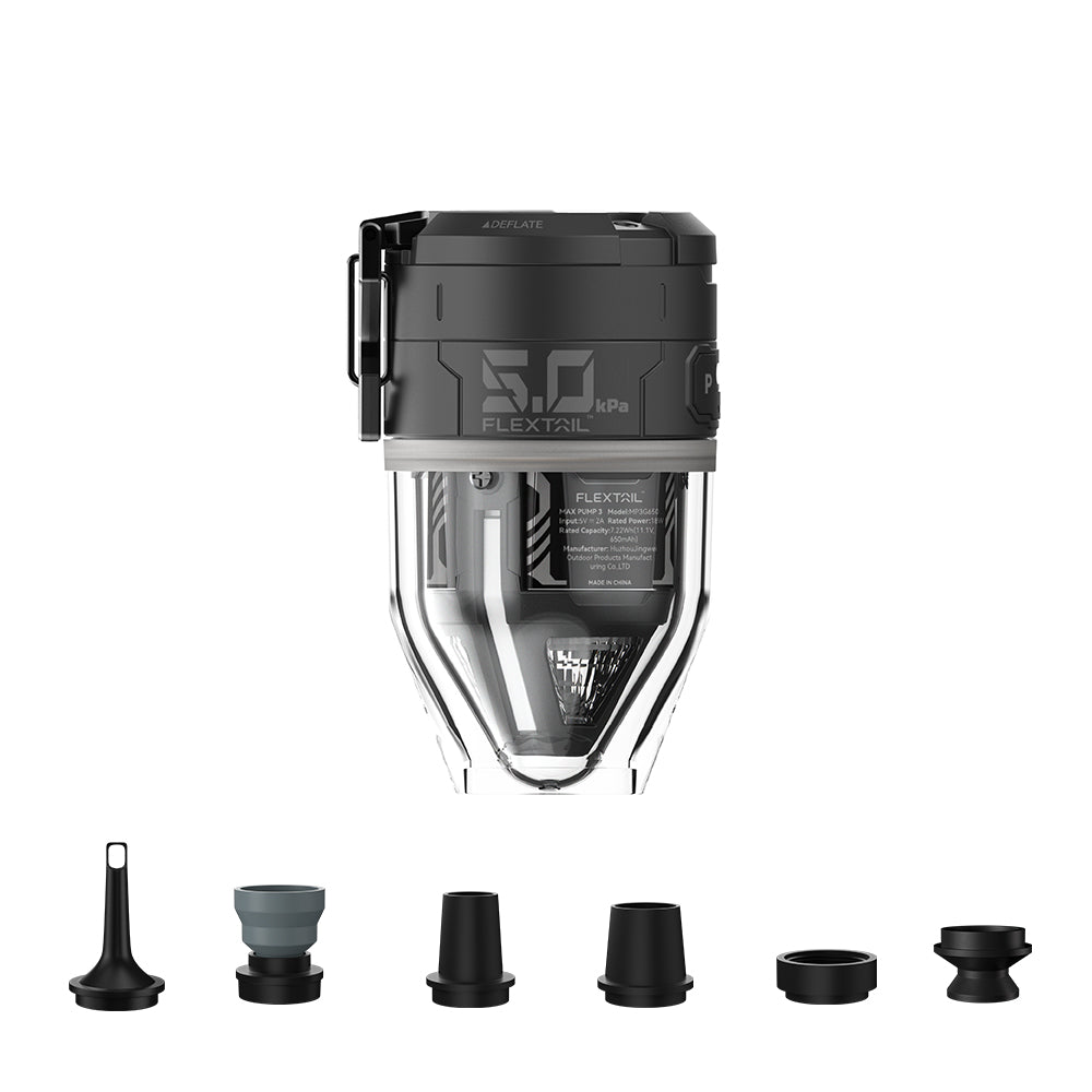 AirBlaze Pro Pump | Compact Inflatable Pump with LED Lantern | Lightweight Outdoor Companion