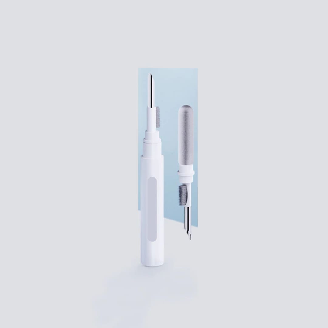 Wireless Earbuds Cleaning Tool 3-in-1 Pen with Brush, Sponge & Metal Tip for AirPods, Galaxy Buds & Charging Cases