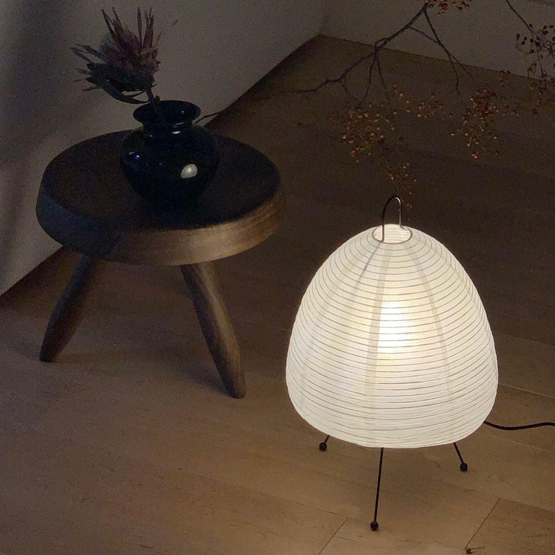 Handcrafted Paper Shade Desk Lamp 17 Inch White Soft Glow Accent Light E26 E27 Base for Bedroom Office Living Room Nightstand Reading Corner