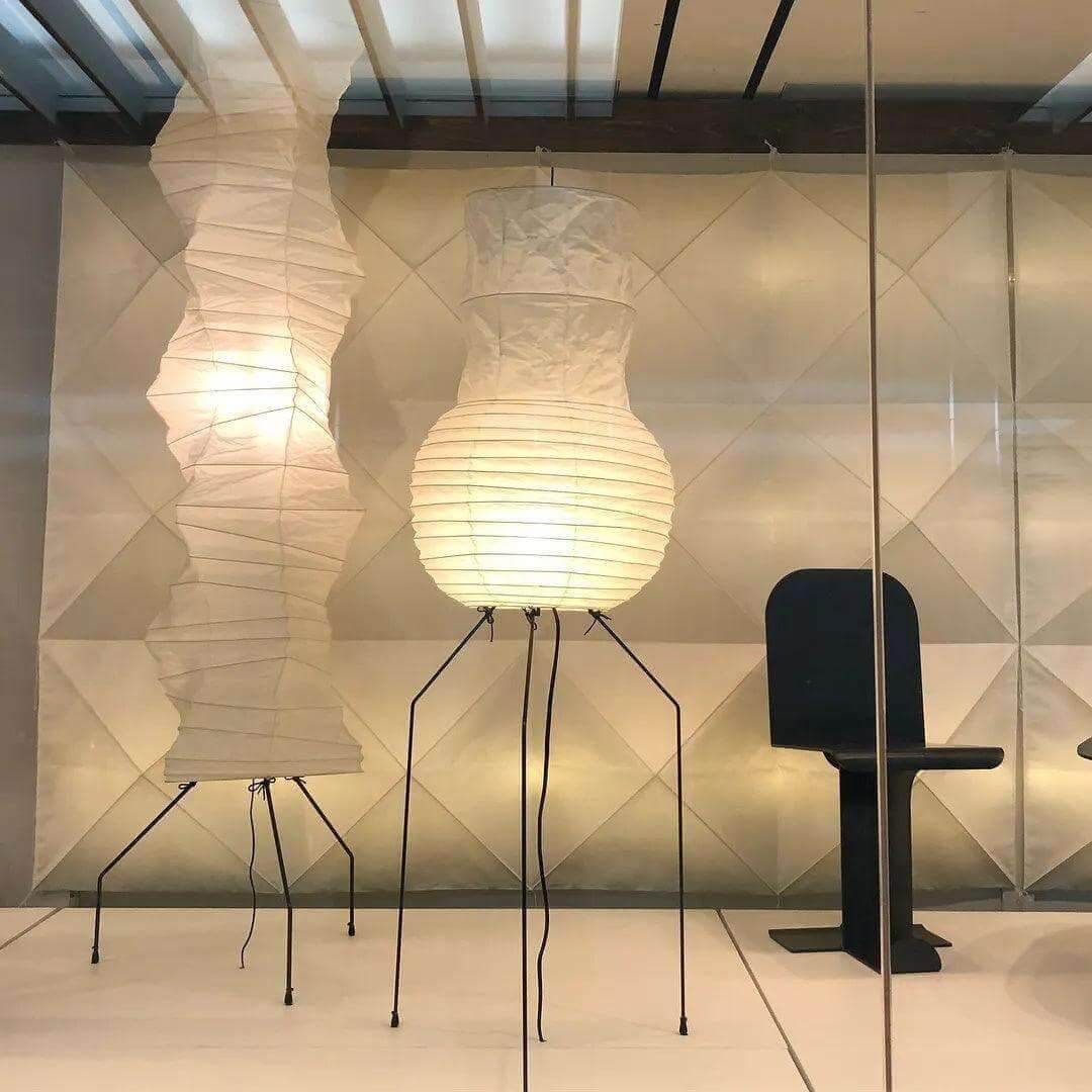 Tall Paper Shade Standing Lamp 73 Inches White Diffused Glow Bedroom Living Room Corner Light E26 Socket