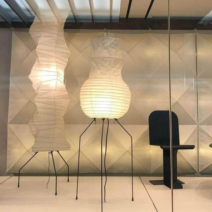 Tall Paper Shade Standing Lamp 73 Inches White Diffused Glow Bedroom Living Room Corner Light E26 Socket