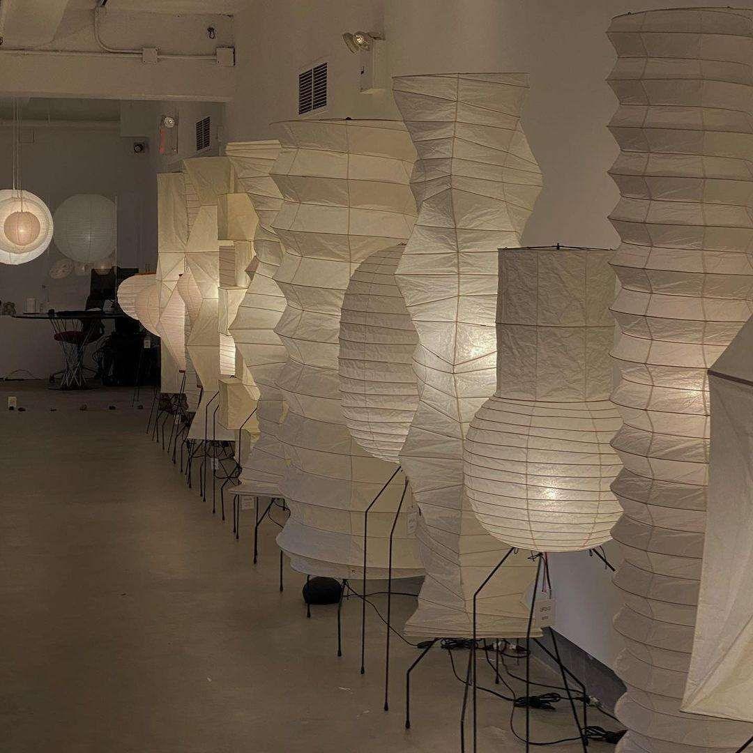 Tall Paper Shade Standing Lamp 73 Inches White Diffused Glow Bedroom Living Room Corner Light E26 Socket