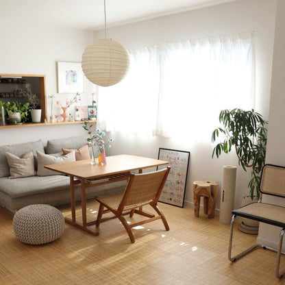 Paper Globe Hanging Light Fixture White Shade Adjustable Wire for Dining Room Living Room Bedroom Overhead Lighting Mid-Century Asian Inspir