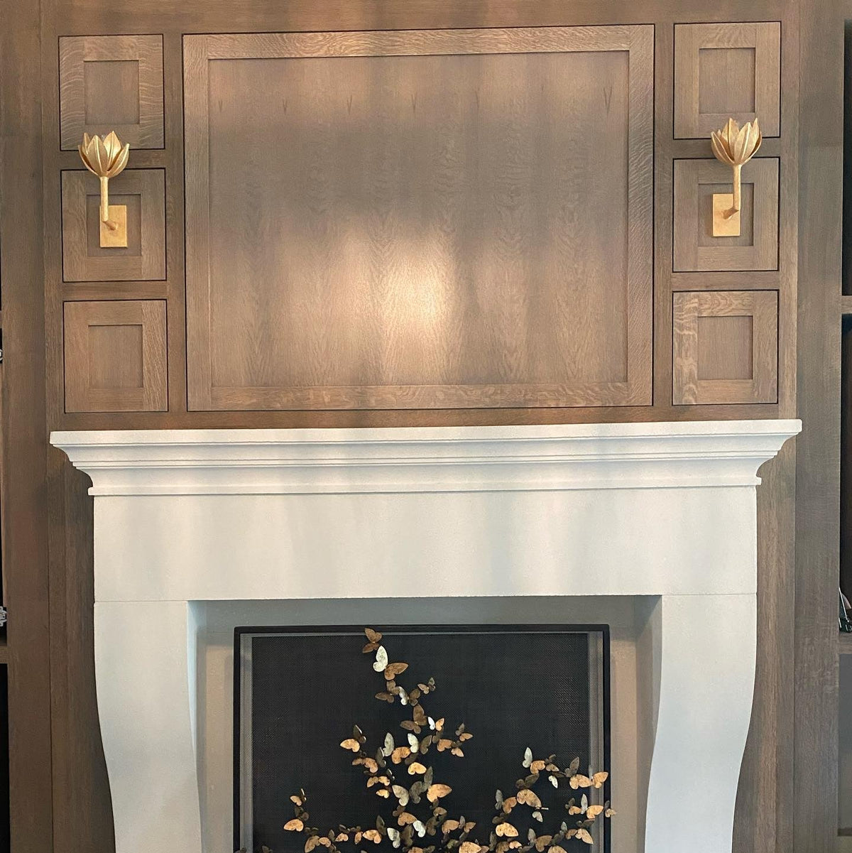 Metal Floral Sconce Three Height Choices Hardwired Accent Fixture for Entryways Bedrooms Dining Halls Modern Sculptural Form E12/E14 Base 11