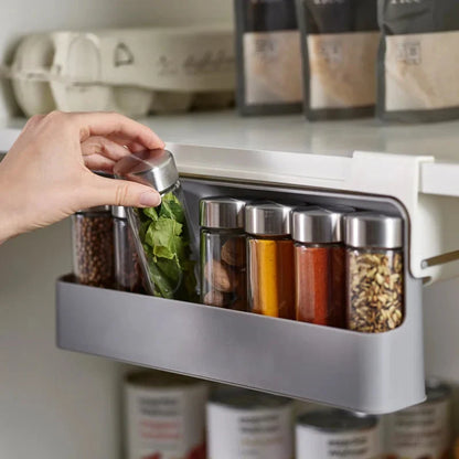Alera Spice Rack Organizer - Under-Shelf, 6 Containers