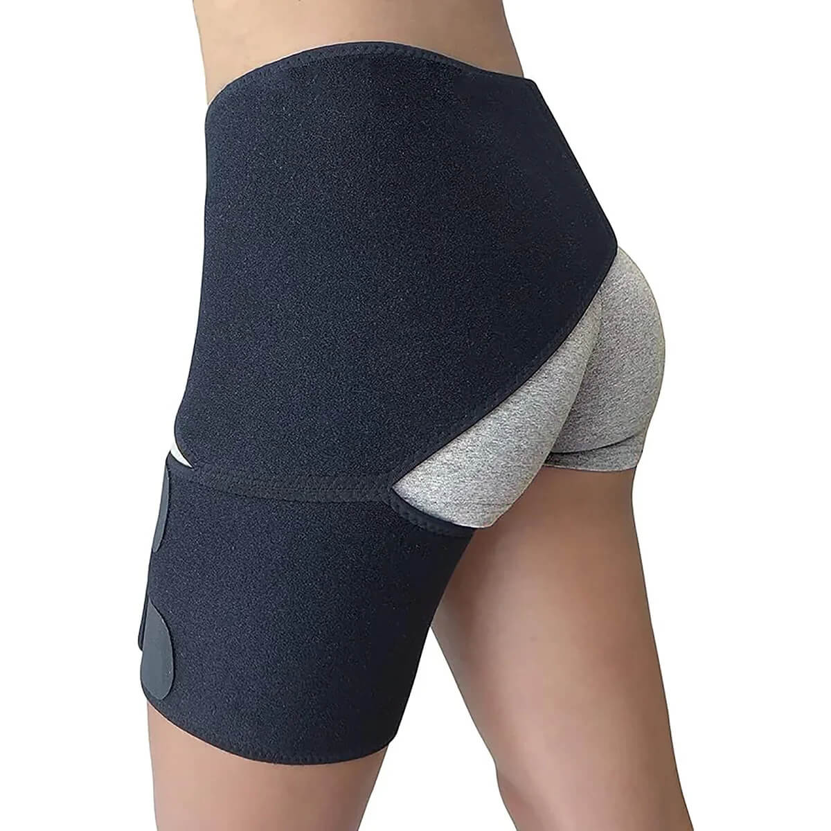 Hip Brace, Adjustable Hip and Thigh Compression Brace for Support, Breathable Thigh Brace for Daily Activity