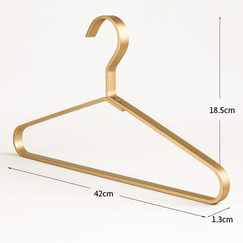 Astra Clothes Hanger Set - Lightweight Aluminum Alloy, Space-Saving Design