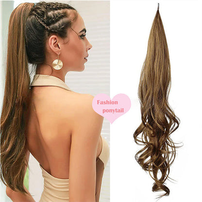 Clip-In Ponytail Hair Extension with Volume Boost – Secure All-Day Hold, Multiple Shades Available