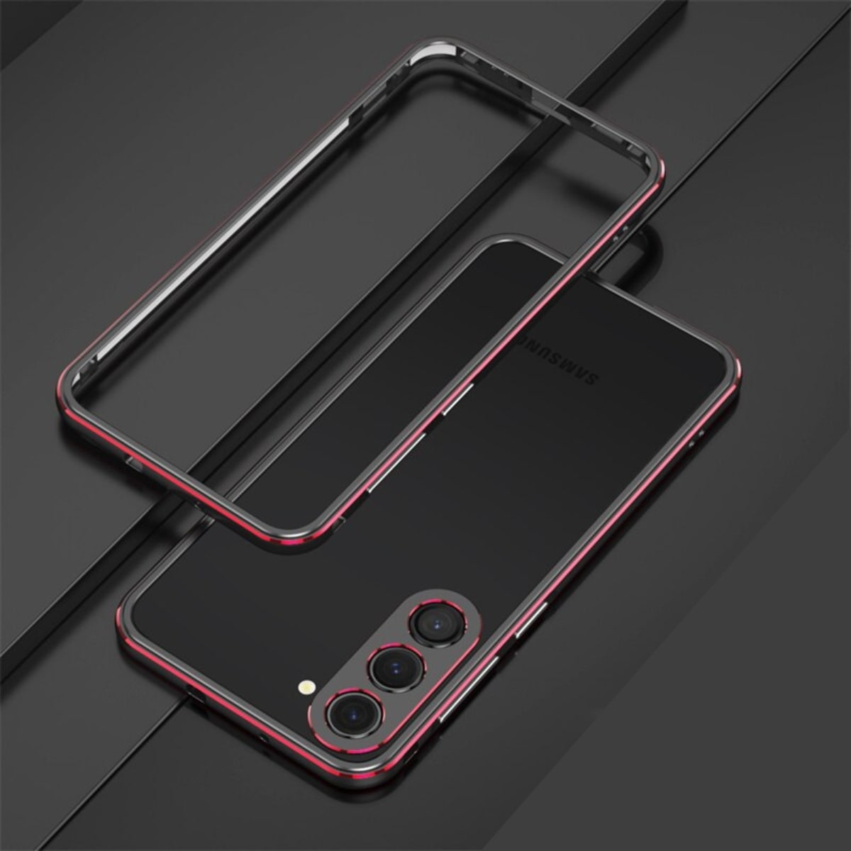 Aluminum Frame Case for Samsung Galaxy – Shock-Absorbing Metal Bumper with Raised Edges & Precise Cutouts – S22 S23 S24 S25 S26 Plus Ultra