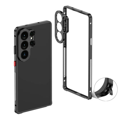 Aluminum Frame Case for Samsung Galaxy – Shock-Absorbing Metal Bumper with Raised Edges & Precise Cutouts – S22 S23 S24 S25 S26 Plus Ultra
