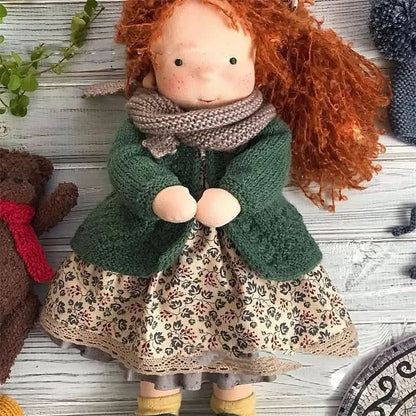 DREAMDOLL – Handmade Waldorf Doll Soft Cotton Kids Toy Set