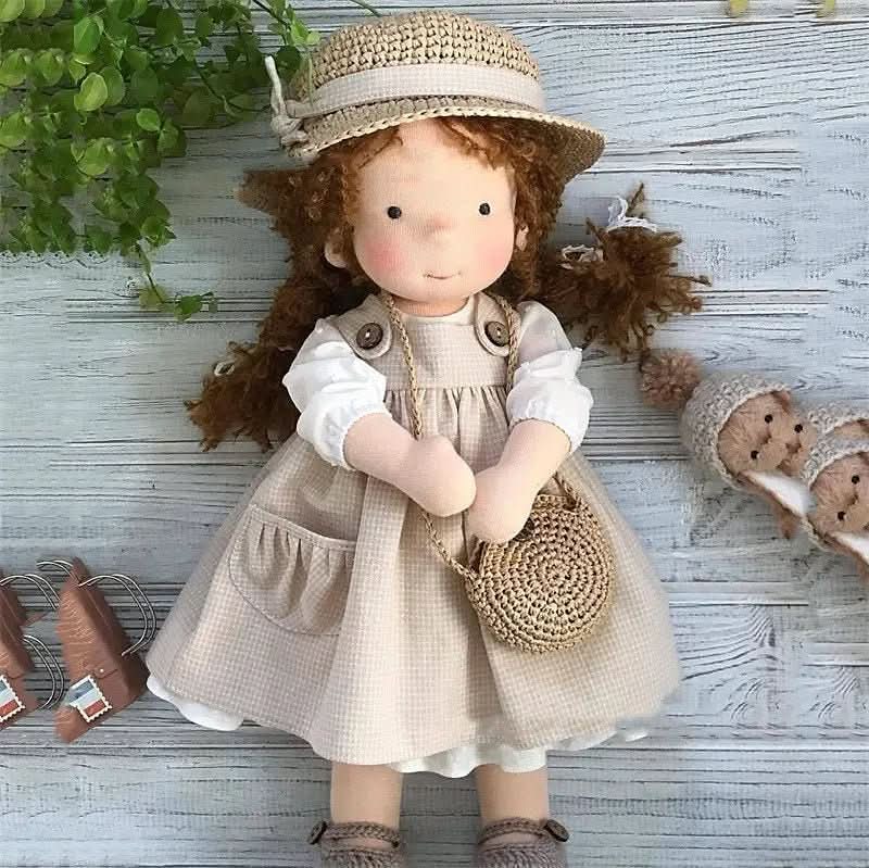 DREAMDOLL – Handmade Waldorf Doll Soft Cotton Kids Toy Set