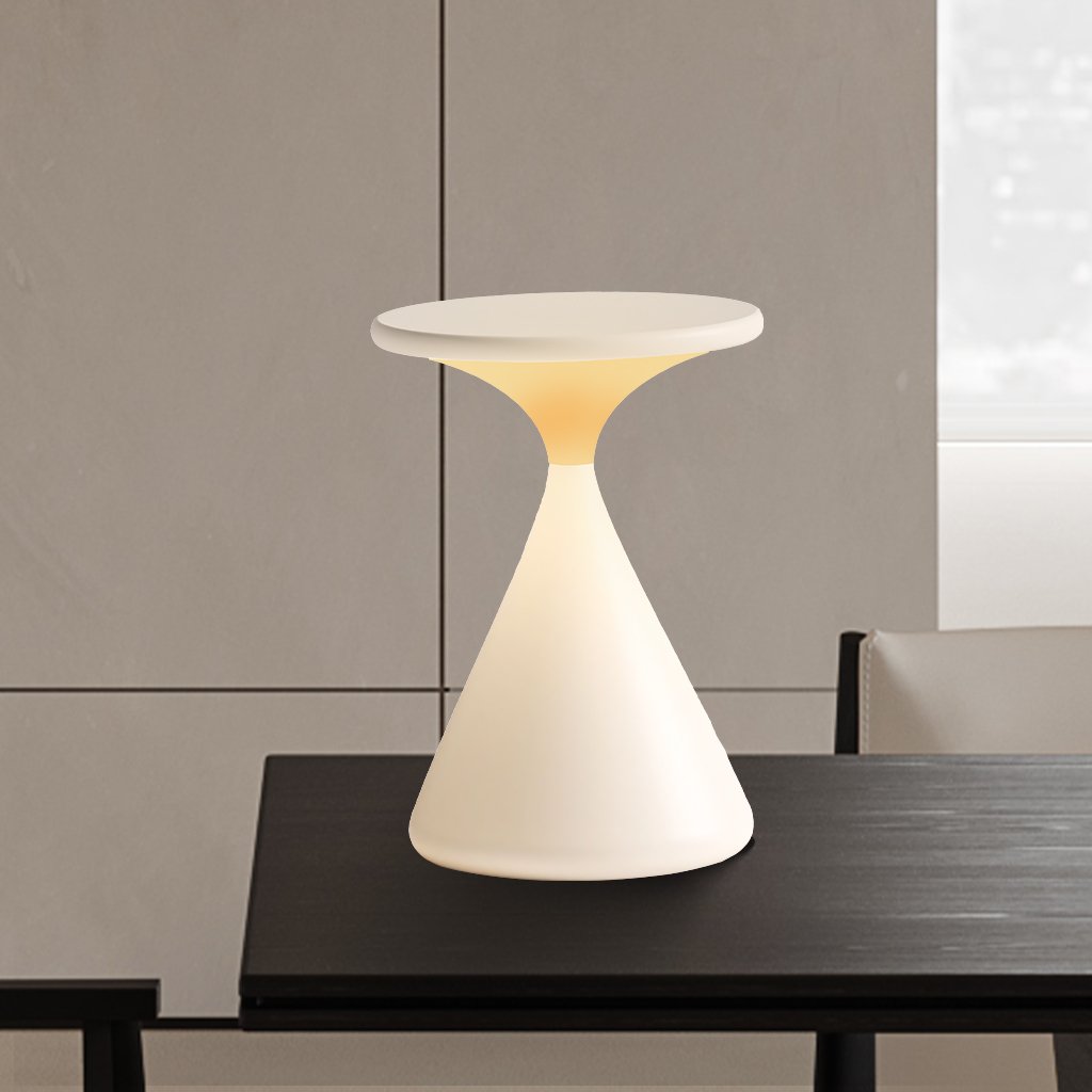 Wireless Dimmable LED Desk Lamp with Touch Control and Rechargeable Battery for Home Office Bedroom