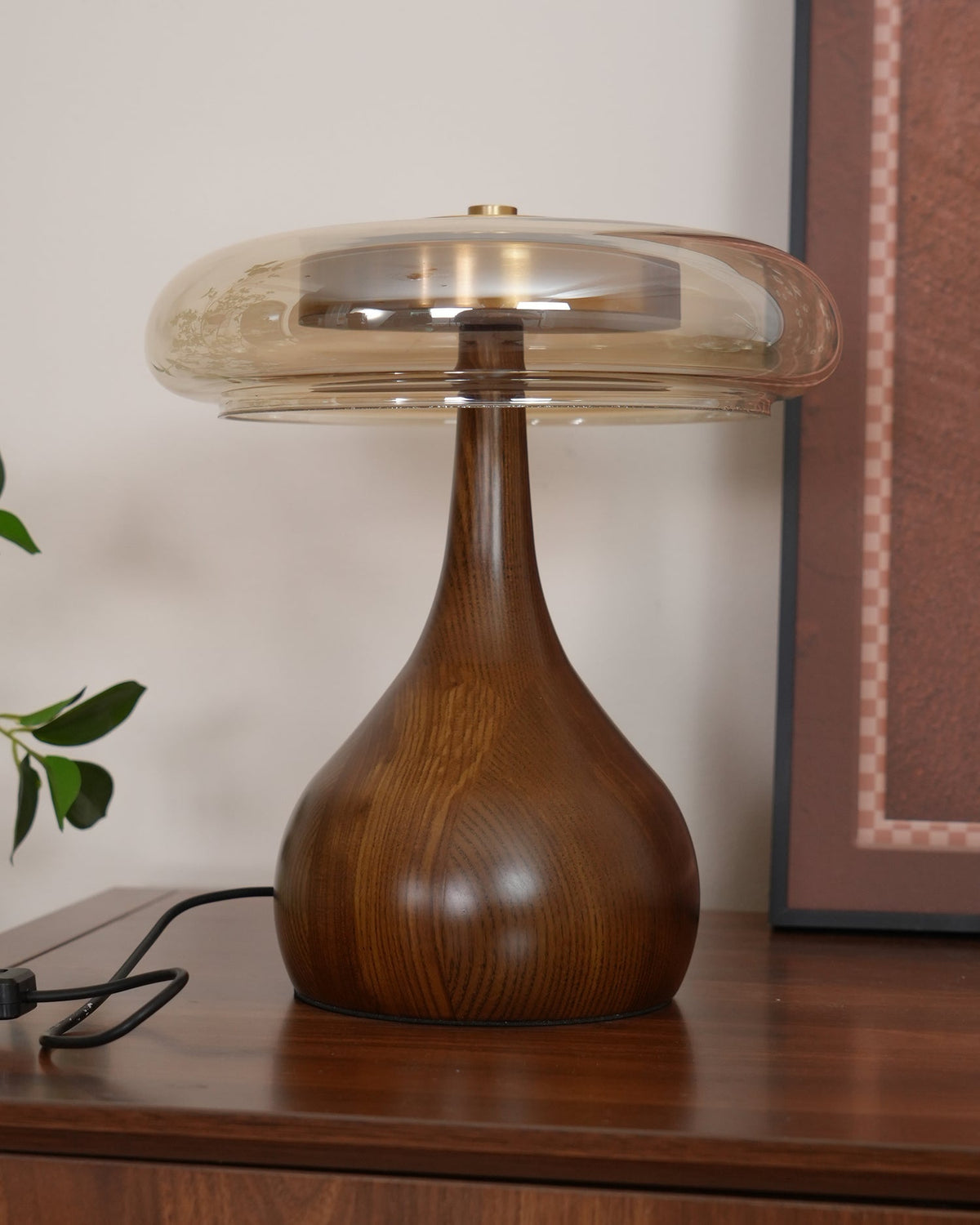 Desk Lamp with 3 Color Temperatures Glass and Brass LED Touch Light for Bedroom Office Nightstand Reading Warm Cool Neutral White 12W 10 Inc