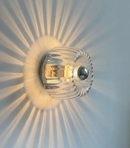 Compact Wall Sconce with Frosted Glass Shade 6.3 Inches Black Metal Modern Bedroom Hallway Lighting Fixture E14 LED Compatible Minimalist Am