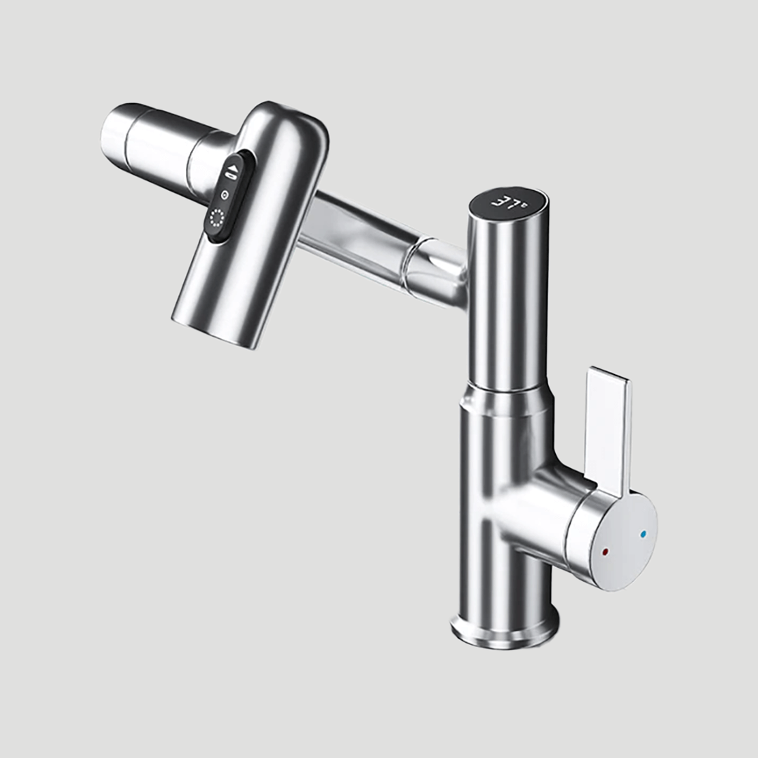 HYDROVEX – 360 Rotatable Kitchen Faucet Temperature Display