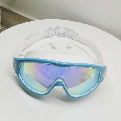 Swimming Goggles with Panoramic Vision & Anti-Fog Coating for Adults – Silicone Seal & Cushioned Fit for Pool, Lake & Ocean