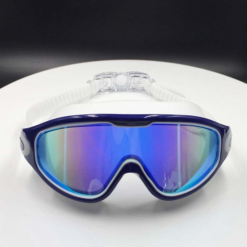 Swimming Goggles with Panoramic Vision & Anti-Fog Coating for Adults – Silicone Seal & Cushioned Fit for Pool, Lake & Ocean