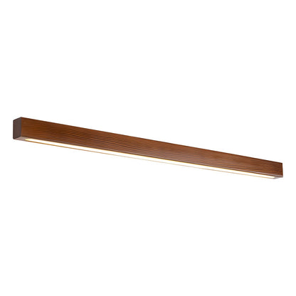 Wood Vanity Sconce 12W LED Integrated Fixture for Bathroom Mirror Hallway Entryway Indoor Low-Profile Contemporary Lighting Matte Acrylic Di