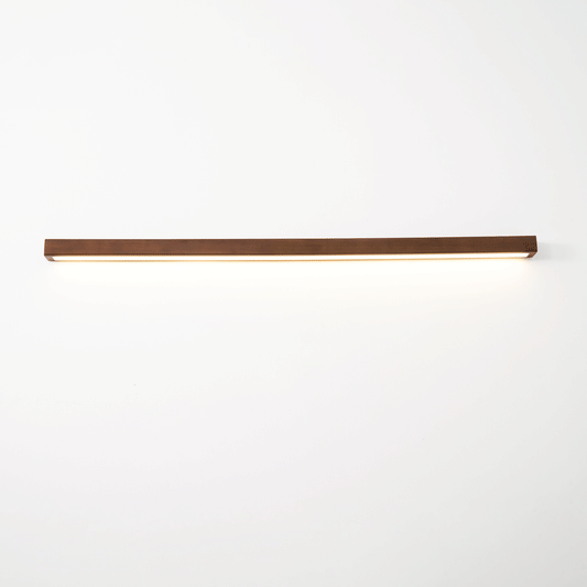 Wood Vanity Sconce 12W LED Integrated Fixture for Bathroom Mirror Hallway Entryway Indoor Low-Profile Contemporary Lighting Matte Acrylic Di