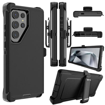 Heavy-Duty Belt Clip Phone Case for Samsung Galaxy – Rugged Dual-Layer Protection with Holster – S21 S22 S23 S24 S25 Plus Ultra